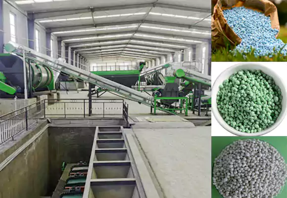 Cow manure and sheep manure organic fertilizer equipment